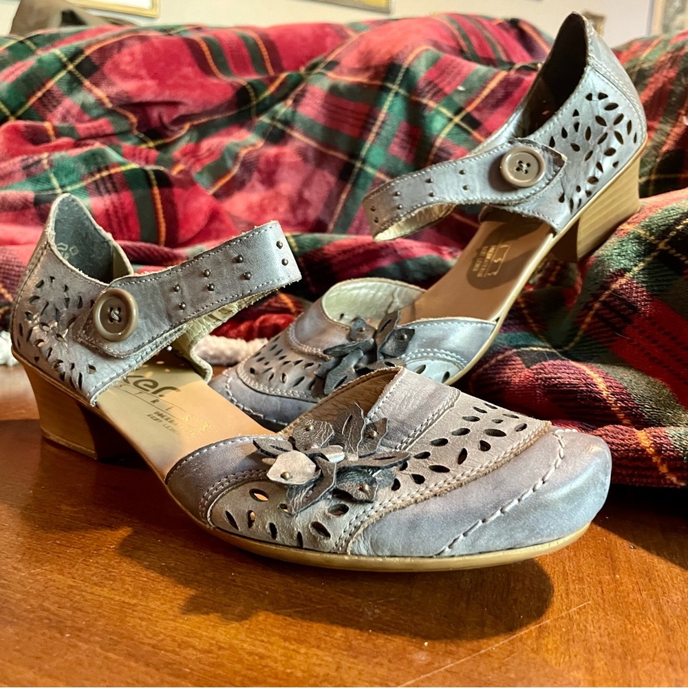 Rieker Size 39 Leather Shoes